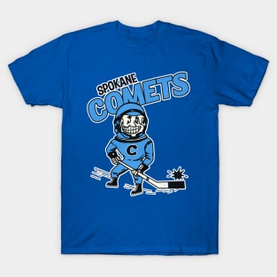 Defunct Spokane Comets Hockey Team T-Shirt